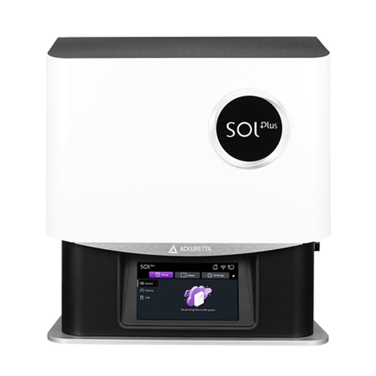 SOL Plus 3D Printer w/Concierge Service, Single Unit. Includes: 1 XL plus build platform, 1 vat &