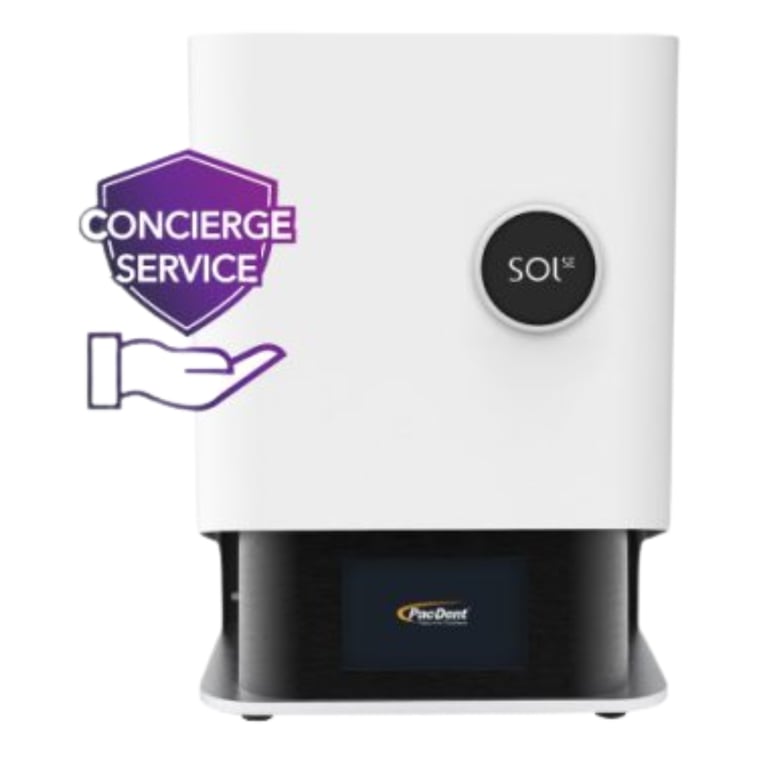 SOL SE 3D Printer w/Concierge Service, 1/Pk. Features monochrome LCD technology delivering 49m XY