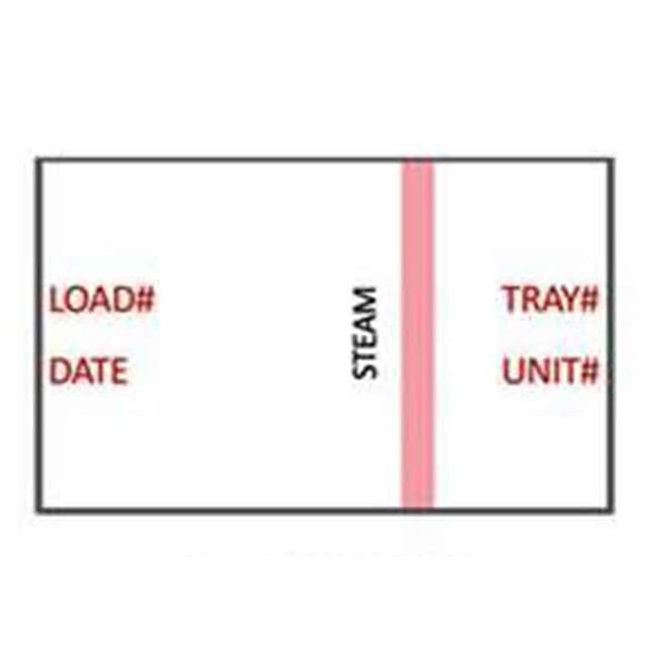 Labelex Sterilization Labels, With Tray/Unit#, Single-Ply, 1,000/roll, 12 rolls/pack. Apply