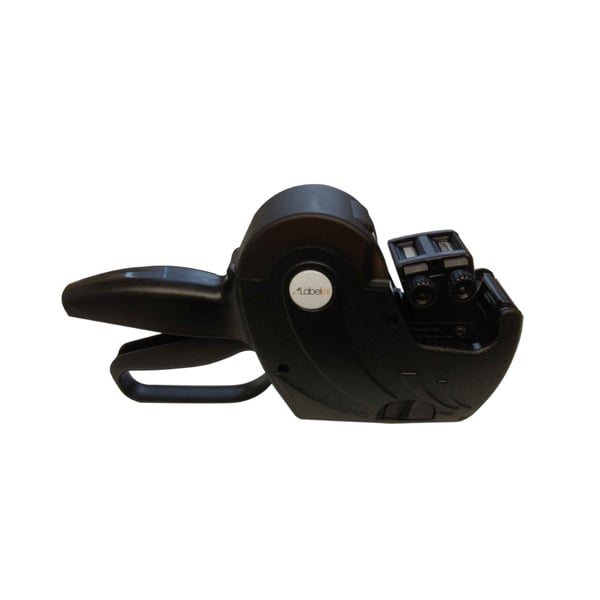 Labelex Label Dispenser - Black, 1/Pk. Easy-to-use turn knobs help adjust the "Date