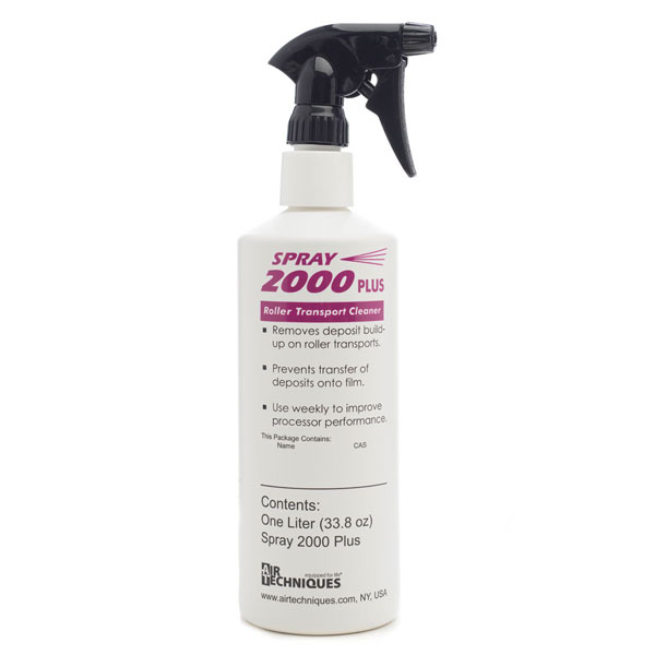 Spray 2000 Plus Roller Transport Cleaner, 1 Liter Spray Bottle. Removes deposit build-up on roller