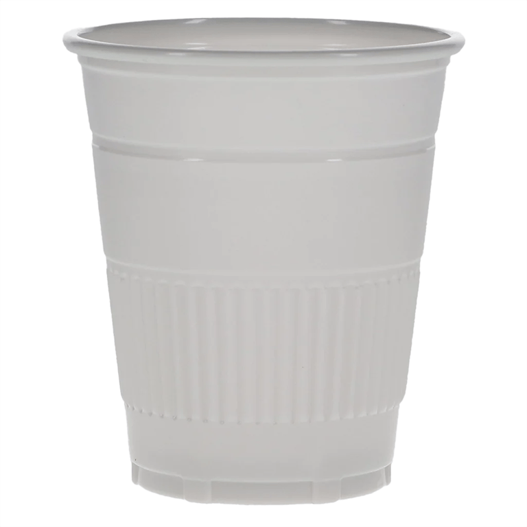 Aira 5oz Plastic Drinking Cups, Gray, 1000/Pk. Features thick walls for added strength and safe