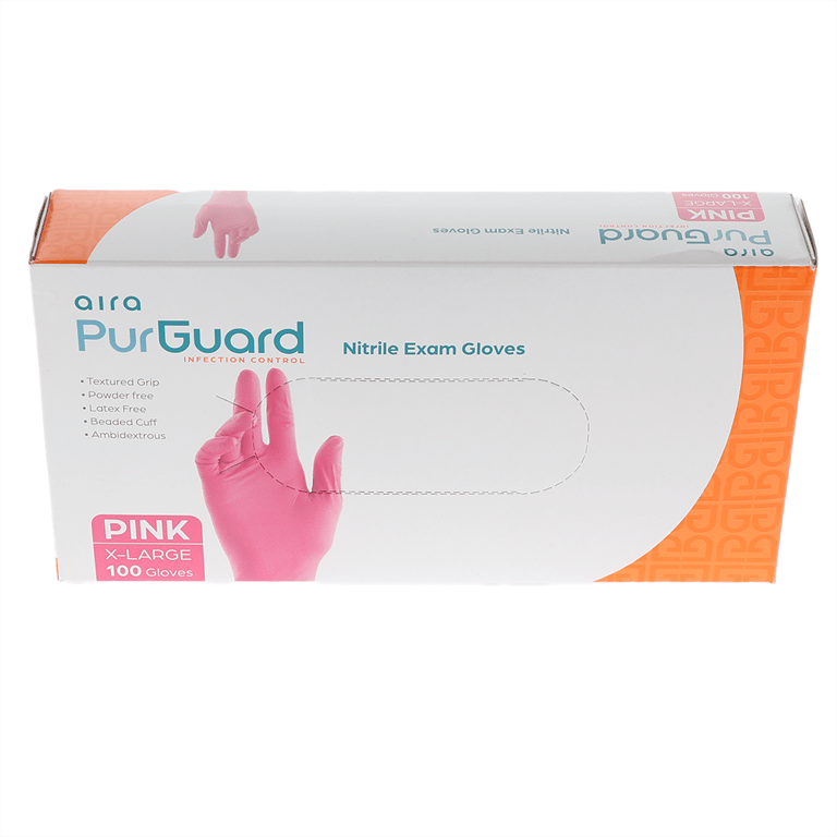 Aira Nitrile Exam Gloves, Powder Free, X-Large, P