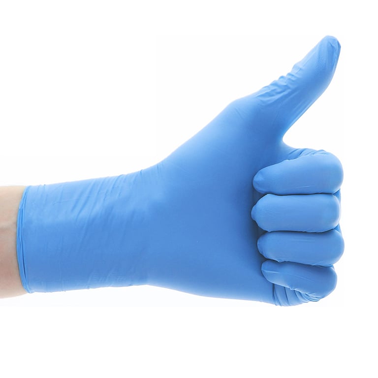 Aira Nitrile Exam Gloves, Powder Free, Medium, Bl