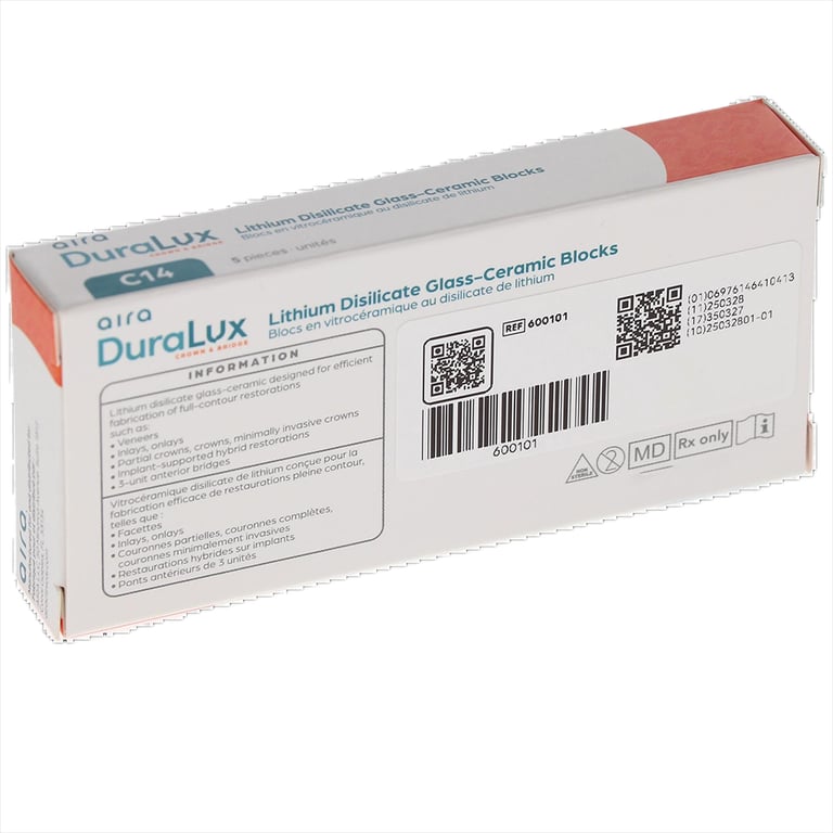 Aira DuraLux Lithium Disilicate Glass Ceramic CAD
