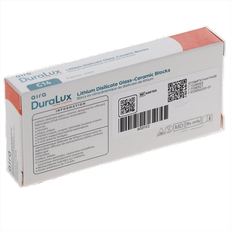 Aira DuraLux Lithium Disilicate Glass Ceramic CAD