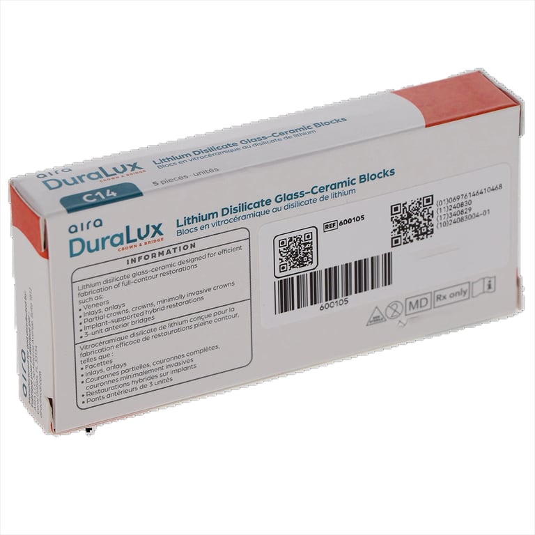 Aira DuraLux Lithium Disilicate Glass Ceramic CAD