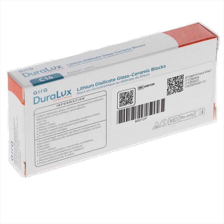 Aira DuraLux Lithium Disilicate Glass Ceramic CAD