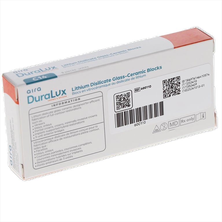 Aira DuraLux Lithium Disilicate Glass Ceramic CAD