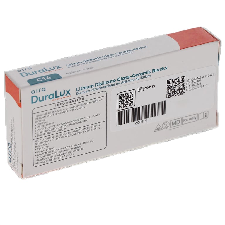 Aira DuraLux Lithium Disilicate Glass Ceramic CAD