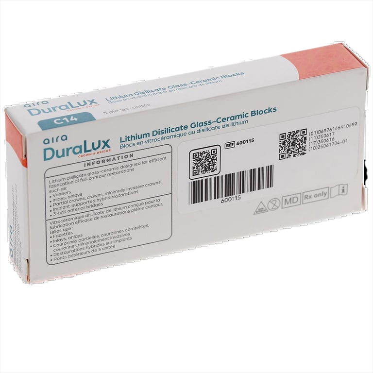 Aira DuraLux Lithium Disilicate Glass Ceramic CAD