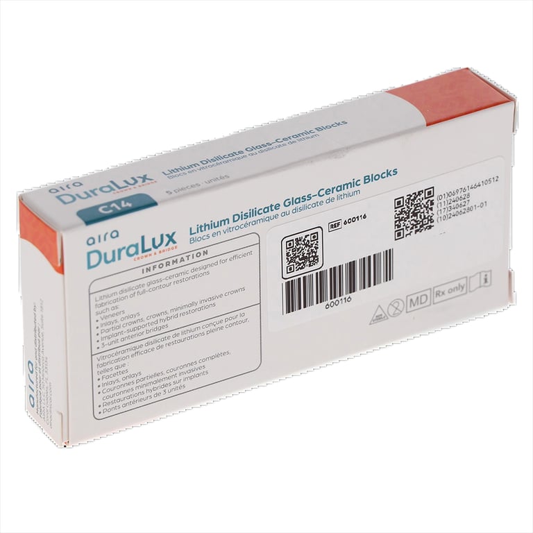 Aira DuraLux Lithium Disilicate Glass Ceramic CAD