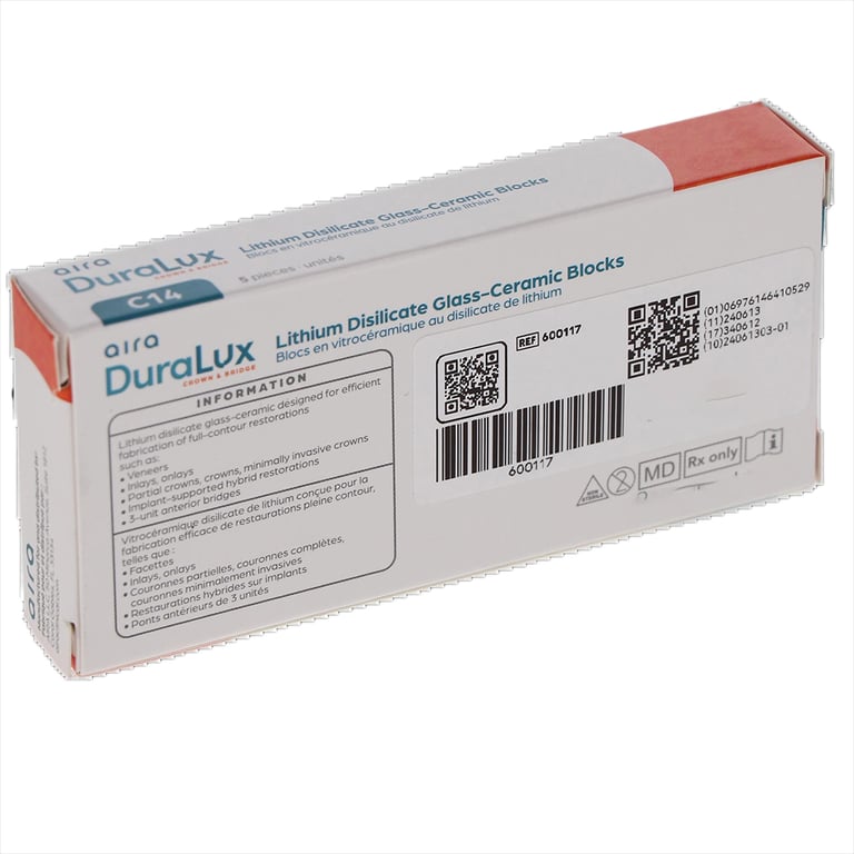 Aira DuraLux Lithium Disilicate Glass Ceramic CAD