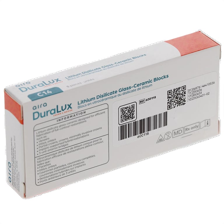 Aira DuraLux Lithium Disilicate Glass Ceramic CAD