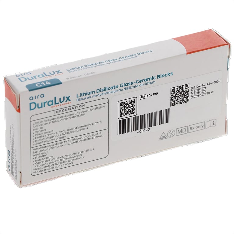 Aira DuraLux Lithium Disilicate Glass Ceramic CAD