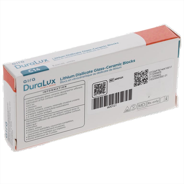 Aira DuraLux Lithium Disilicate Glass Ceramic CAD