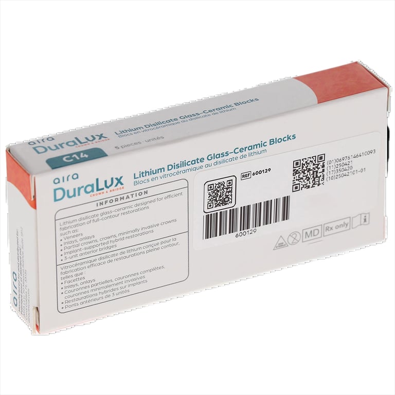Aira DuraLux Lithium Disilicate Glass Ceramic CAD