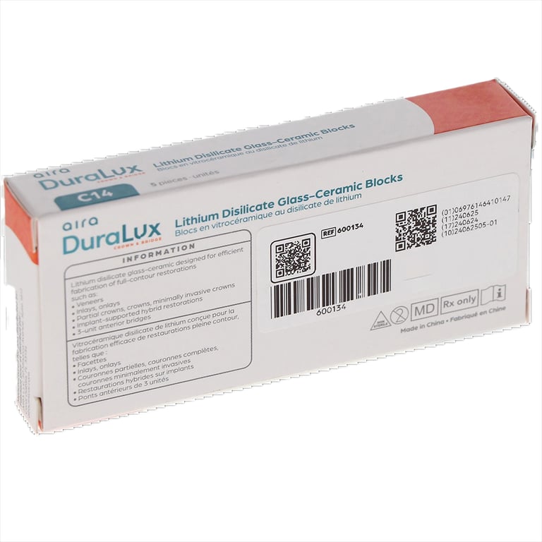 Aira DuraLux Lithium Disilicate Glass Ceramic CAD