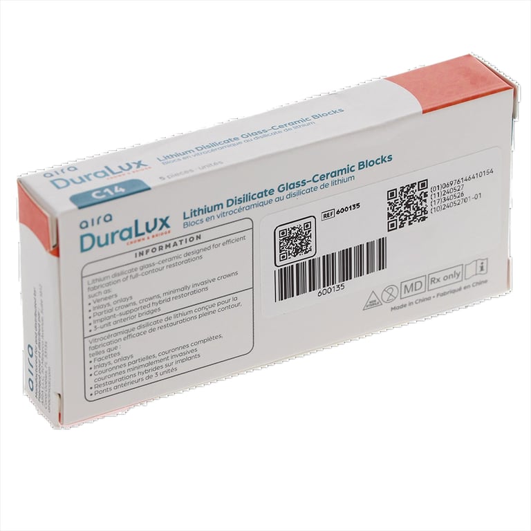 Aira DuraLux Lithium Disilicate Glass Ceramic CAD