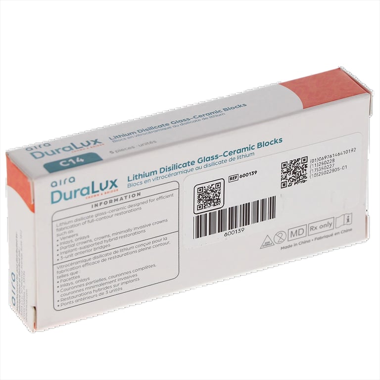 Aira DuraLux Lithium Disilicate Glass Ceramic CAD
