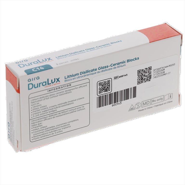 Aira DuraLux Lithium Disilicate Glass Ceramic CAD