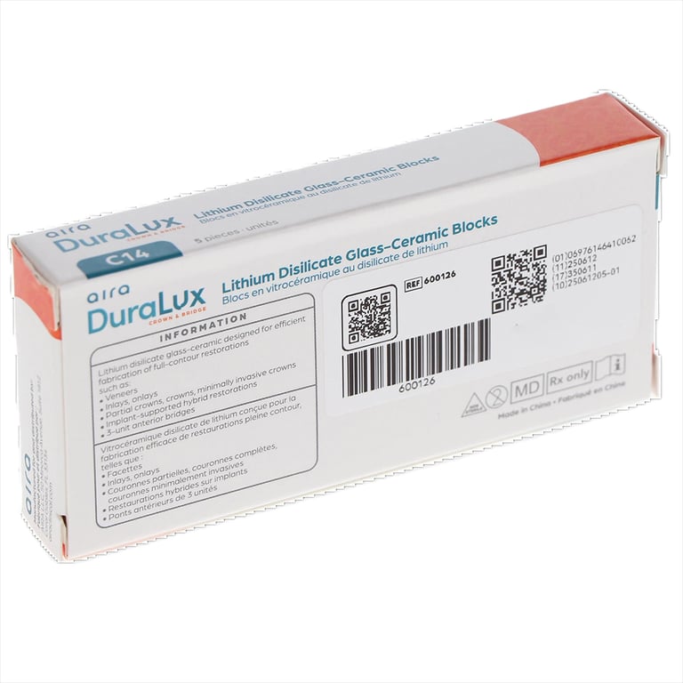 Aira DuraLux Lithium Disilicate Glass Ceramic CAD