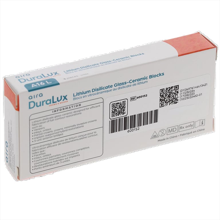 Aira DuraLux Lithium Disilicate Glass Ceramic CAD