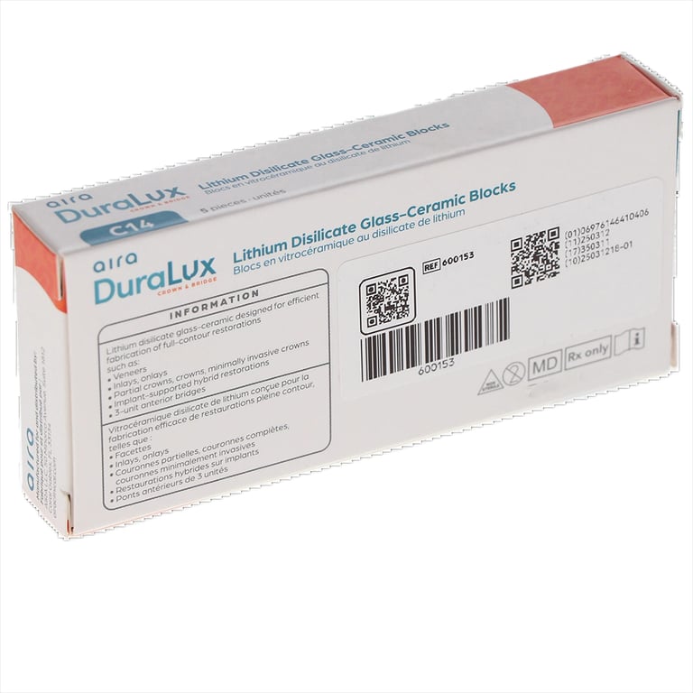 Aira DuraLux Lithium Disilicate Glass Ceramic CAD