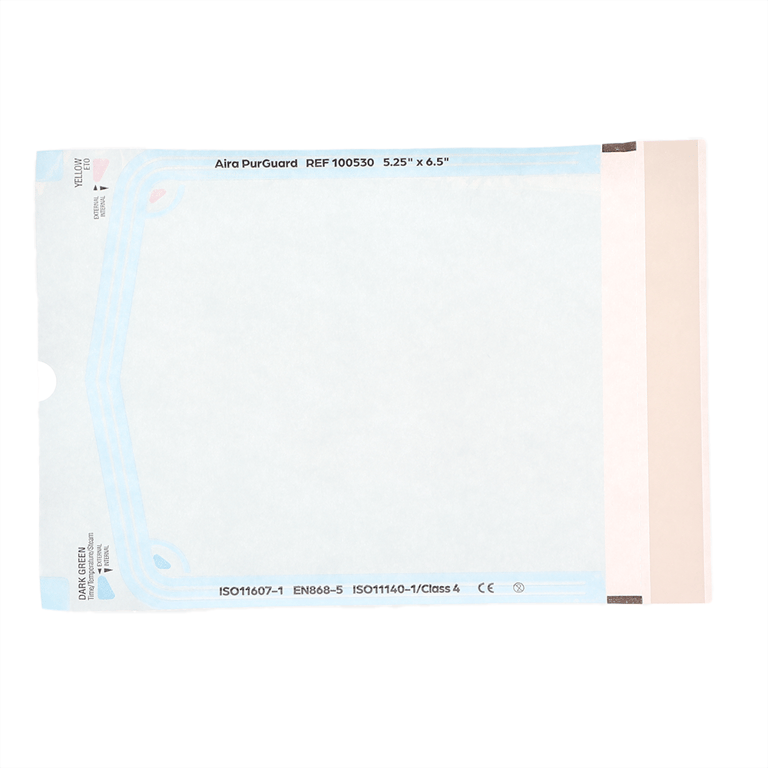 Aira 5.25" x 6.5" Paper/Blue Film Self-Sealing St