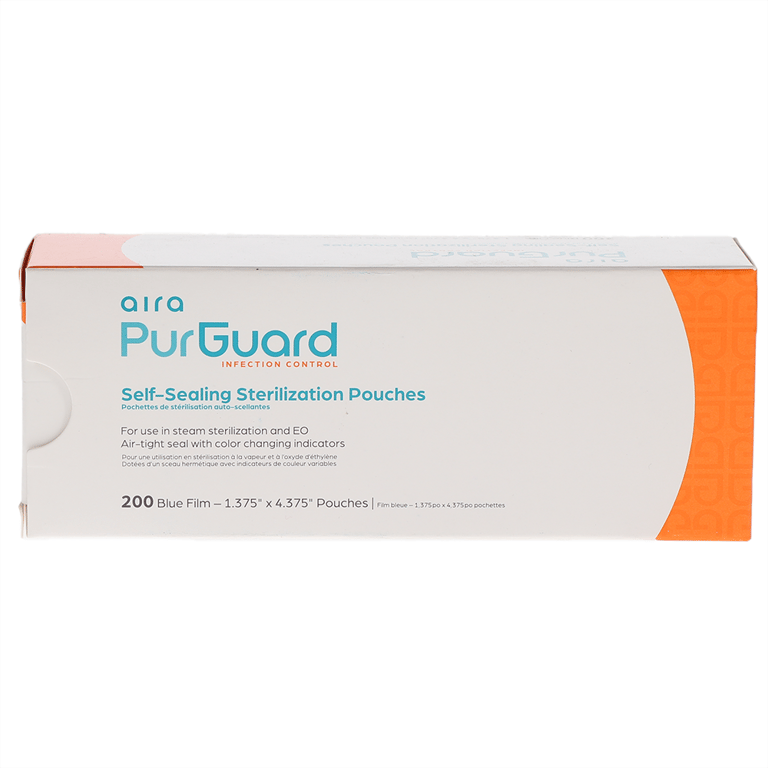 Aira 1.375" x 4.375" Paper/Blue Film Self-Sealing