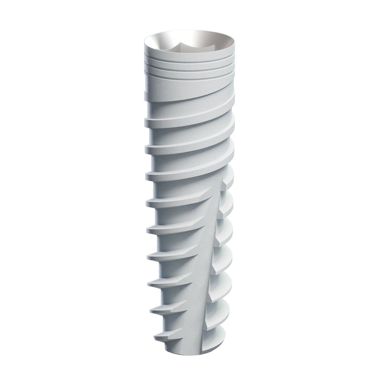 AlfaGate Bioactive SCI Dental Implant Hydrophilic Surface, 3.3 x 8mm, 2.42 Internal Hex, 1/Pk. SP