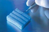 Safety-Wipes hygiene instrument wipe with adhesive back, box of 100 wipes