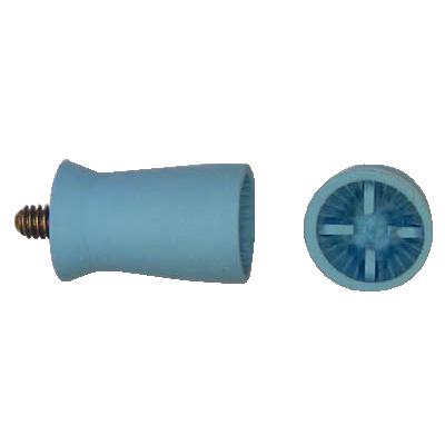 AllPro Ribbed, Screw Type Soft Aqua Prophy Cup, Unscented, Non-Latex. Clinic package of 1000 cups