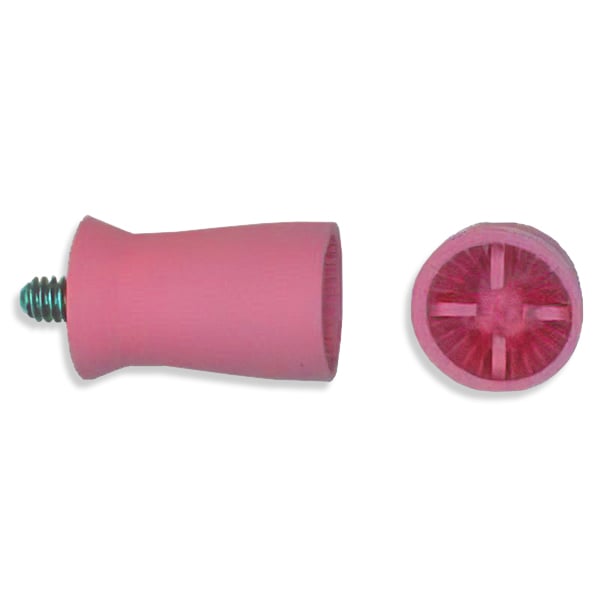 AllPro 6 bed, Screw Type Soft Pink Prophy Cup, Strawberry Scented