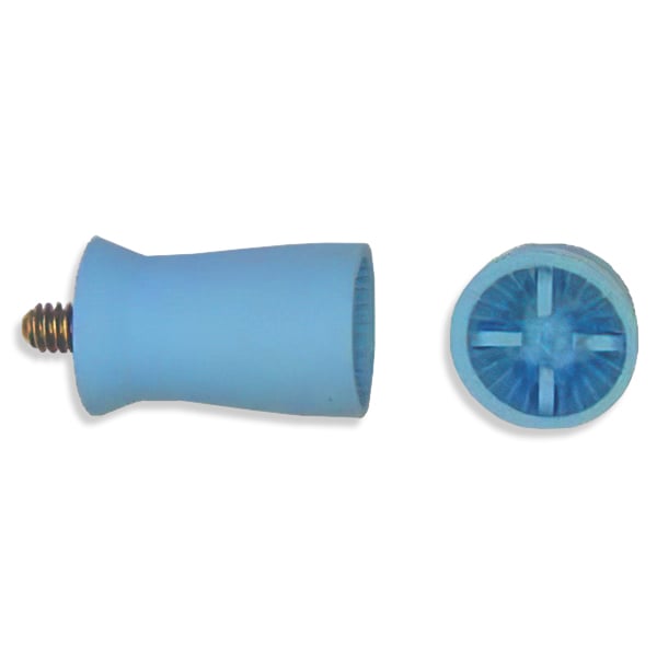 AllPro Ribbed, Screw Type Soft Aqua Prophy Cup, Vanilla Tropical Scented, Non-Latex. Gross package
