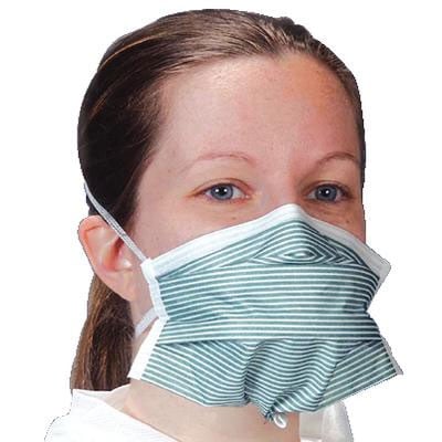 Critical Cover PFL N-95 Particulate Respirator Teal Stripe 35/Box Made in USA. Patented Positive