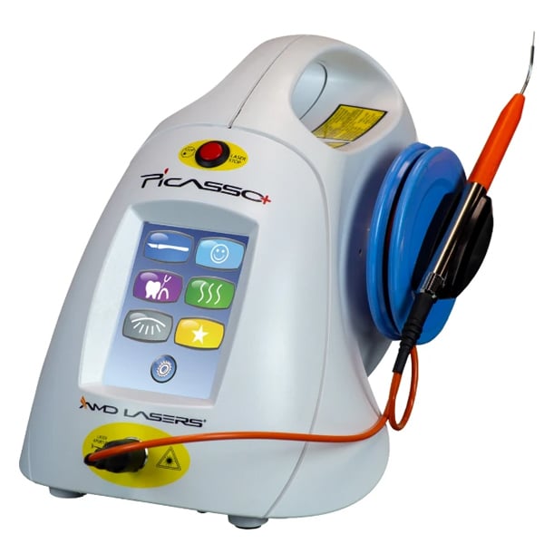 Picasso Plus 7Watt Soft Tissue Laser with Color Touch Screen, Preset