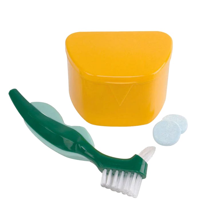 American Dental Denture Home Care Kit, 12/Pk. Each kit includes: 1 x 2" deep denture box, 1 x easy