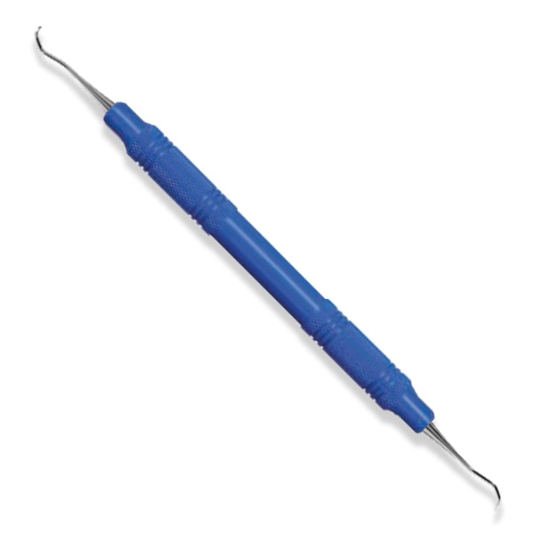 American Eagle #2YS/3YS Jacquette Scaler with 3/8" EagleLite Resin Blue Handle. Miniature Posterior