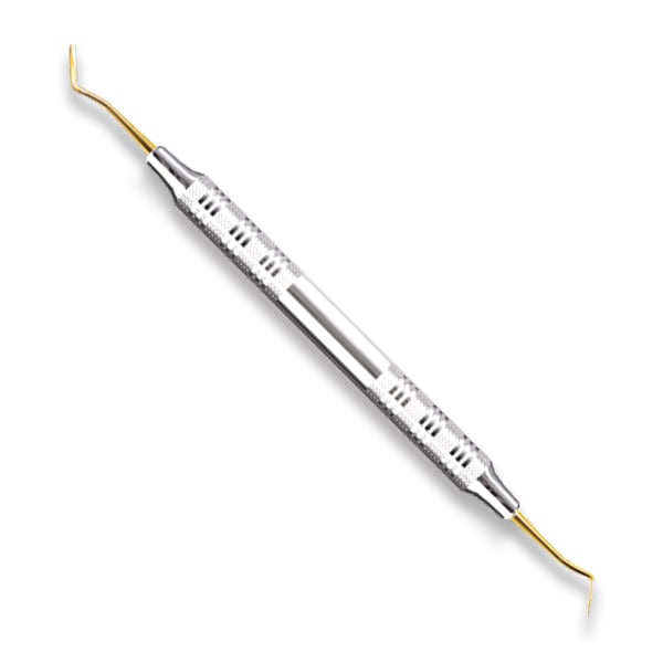 American Eagle #8A Dr. Mopper TNT (Titanium Nitride) Long Anterior Composite Carver DE with 3/8"