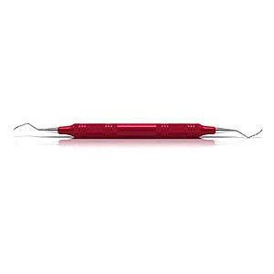 American Eagle #5/6 Barnhart Curette with 3/8" EagleLite Resin Blue Handle. Deeper Shank Angle