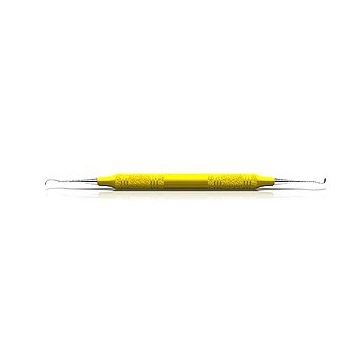American Eagle #204SD Scaler DE with 3/8" EagleLite Resin Yellow Handle. Posterior Distal