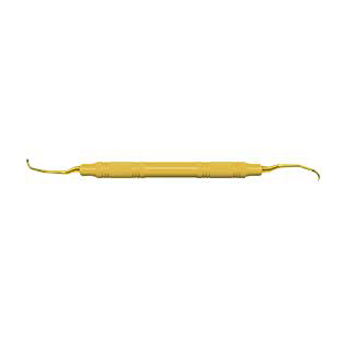 American Eagle Posterior Double Gracey With XP Technology, With 3/8" EagleLite Resin Yellow Handle