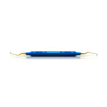 American Eagle #13/14 XP Gracey +3 Deep Pocket Curette with 3/8" EagleLite Resin Blue Handle