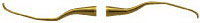 American Eagle #11/12 XP Gracey +3 Access Curette with 3/8" EagleLite Resin Orange Handle