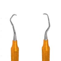 American Eagle #15/16 Gracey Curette with 3/8" EagleLite Resin Orange Handle. Posterior Mesial