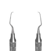 American Eagle #3/4 Gracey +3 Access Curette with 3/8" EagleLite Resin Black Handle. Anterior