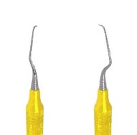 American Eagle #5/6 Gracey +3 Deep Pocket Curette with 3/8" EagleLite Resin Yellow Handle. Anterior