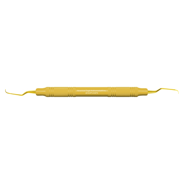 American Eagle Gracey +3 Deep Pocket 5-6 XP with 3/8" Yellow Handle, Single Instrument. Elongated