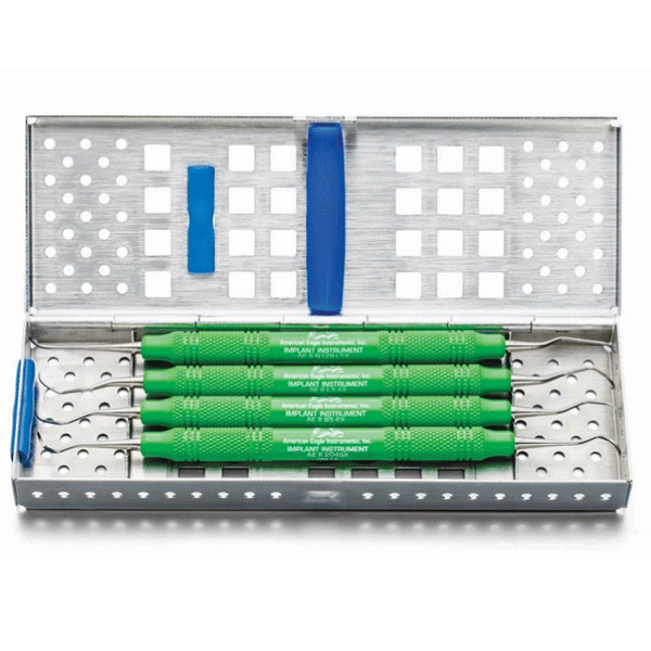American Eagle Implant Instrument Kit with Stainless Steel Cassette. Contains: cassette, Barnhart